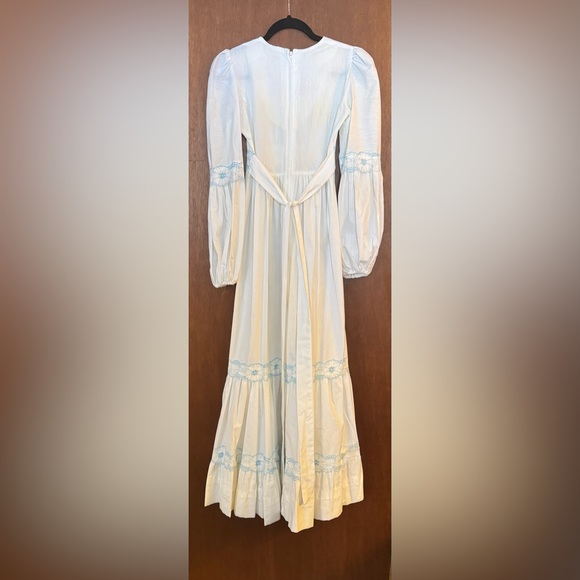 Vintage prairie peasant dress - Picture 2 of 3
